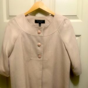 Larry Levine 2 piece Ladies Skirt Suit size 14. Never worn. Beige & Blush tweed.